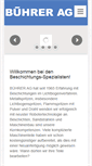 Mobile Screenshot of buehrer-ag.ch
